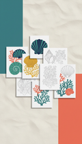 Seashell Garden Printable Art